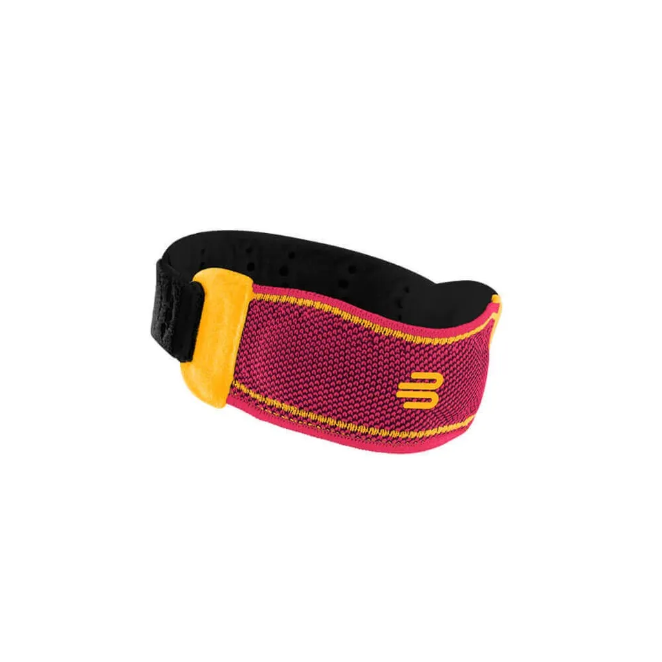 bauerfeind-genupoint-taille-m-rose-sangle-genou-sport-rotulien-unisexe image 1