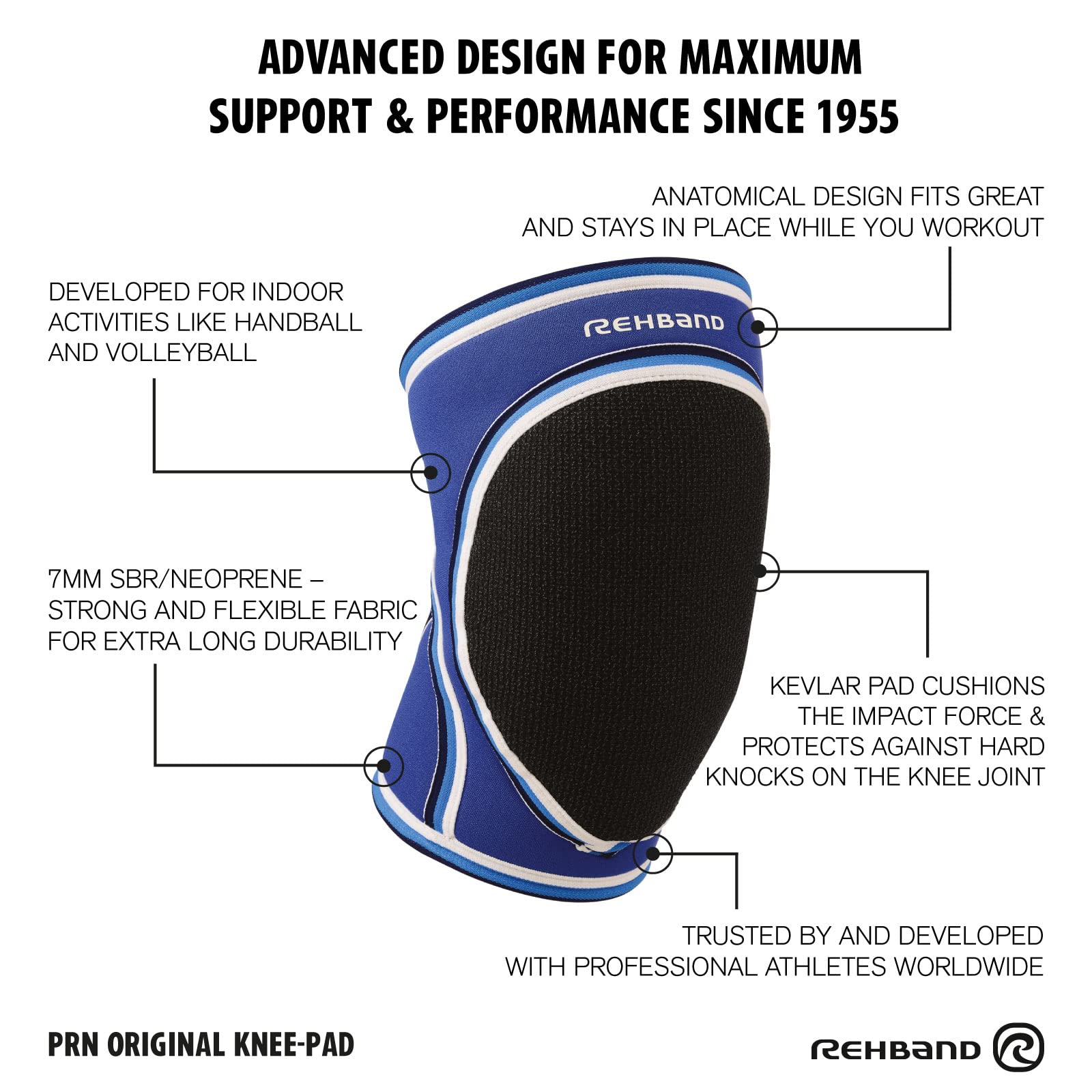 rehband-prn-original-knee-pad-7-mm-genouill-re-volleyball-handball image 4