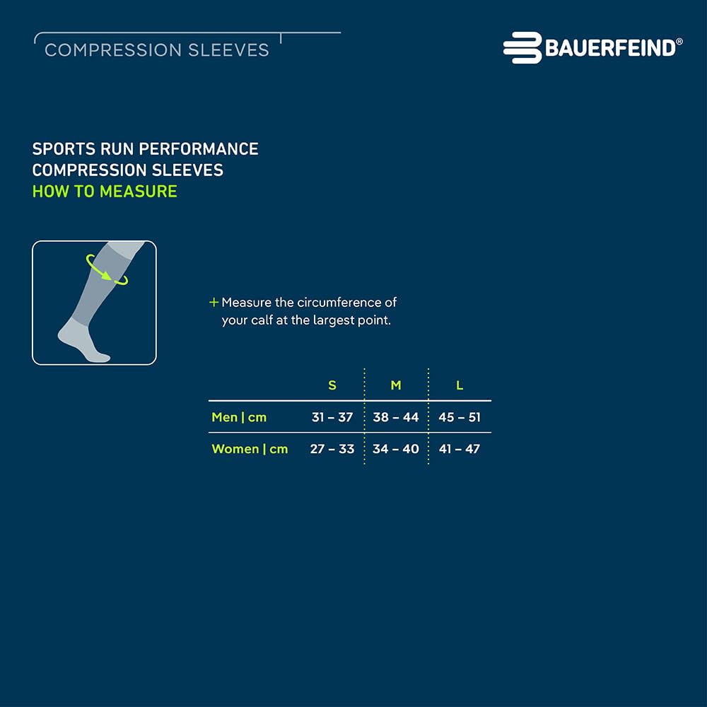 bauerfeind-run-performance-compression-sleeve-manchons-mollets-m-menthe image 5