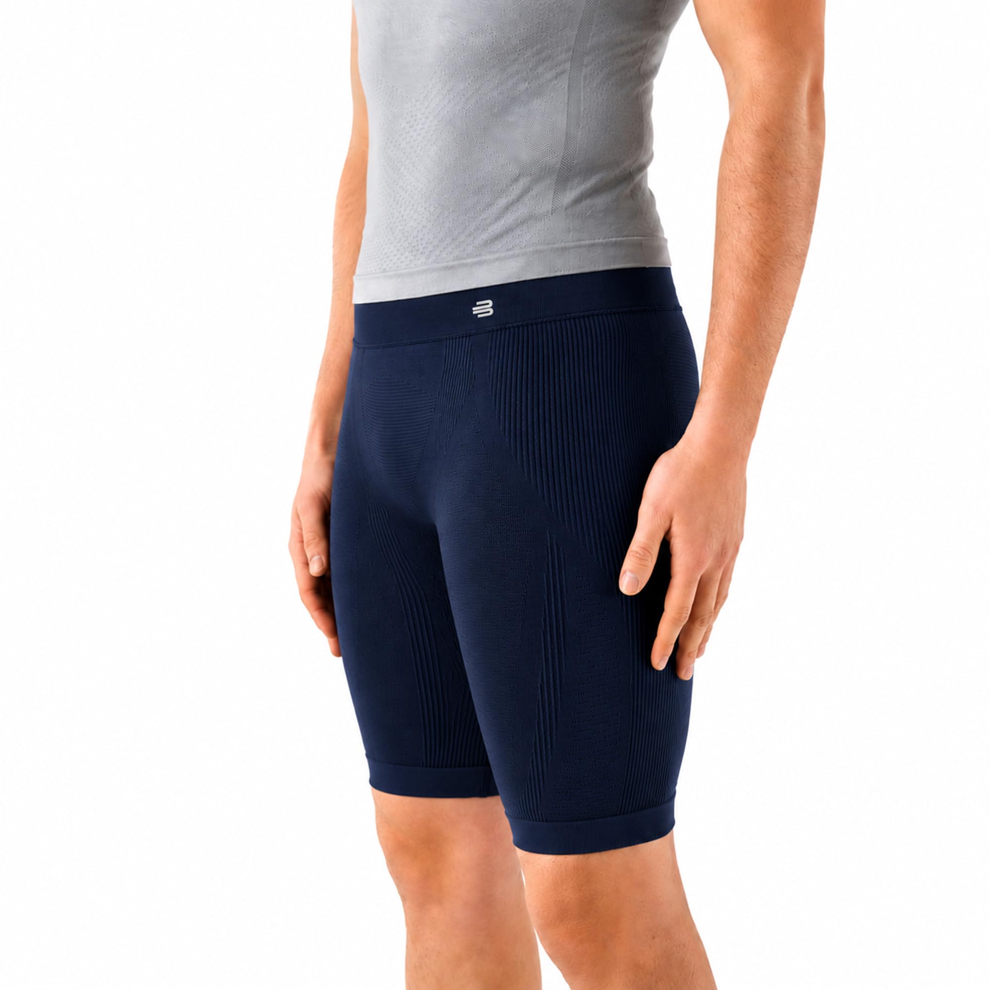 bauerfeind-short-de-compression-court-homme-polyamide-lasthanne image 3