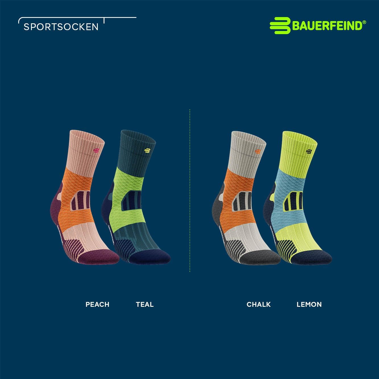 bauerfeind-trail-run-mid-cut-socks-chaussettes-de-trail-compression image 6