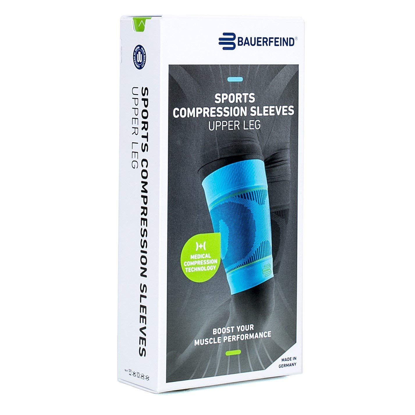 bauerfeind-sports-compression-sleeves-upper-leg-cuisse-s-court-noir-2 image 7