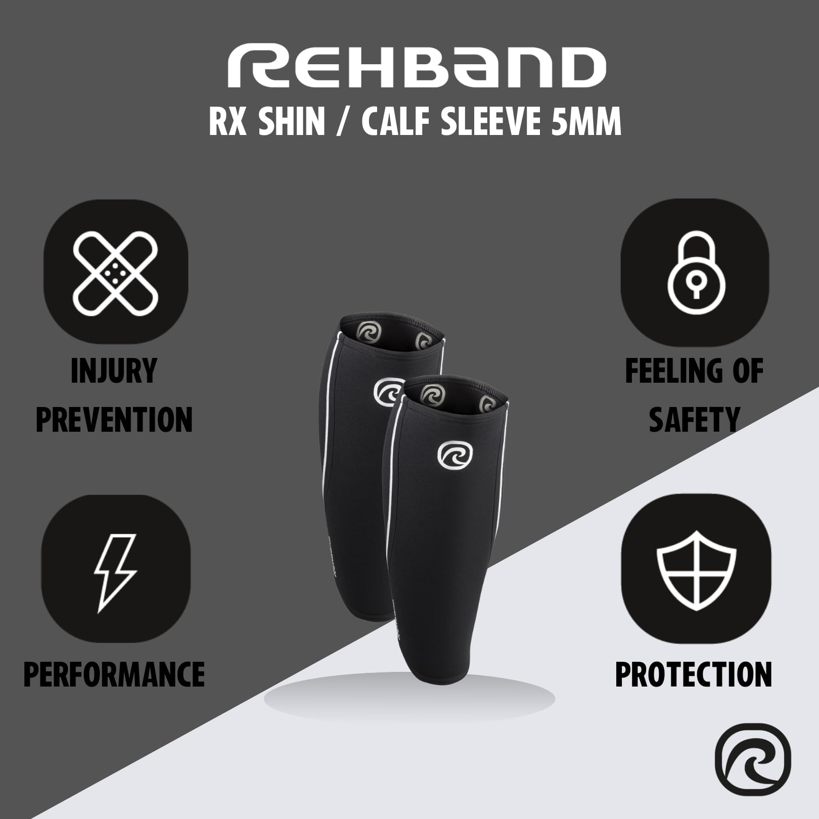 rehband-manchon-de-mollet-prot-ge-tibia-n-opr-ne-5-mm image 2
