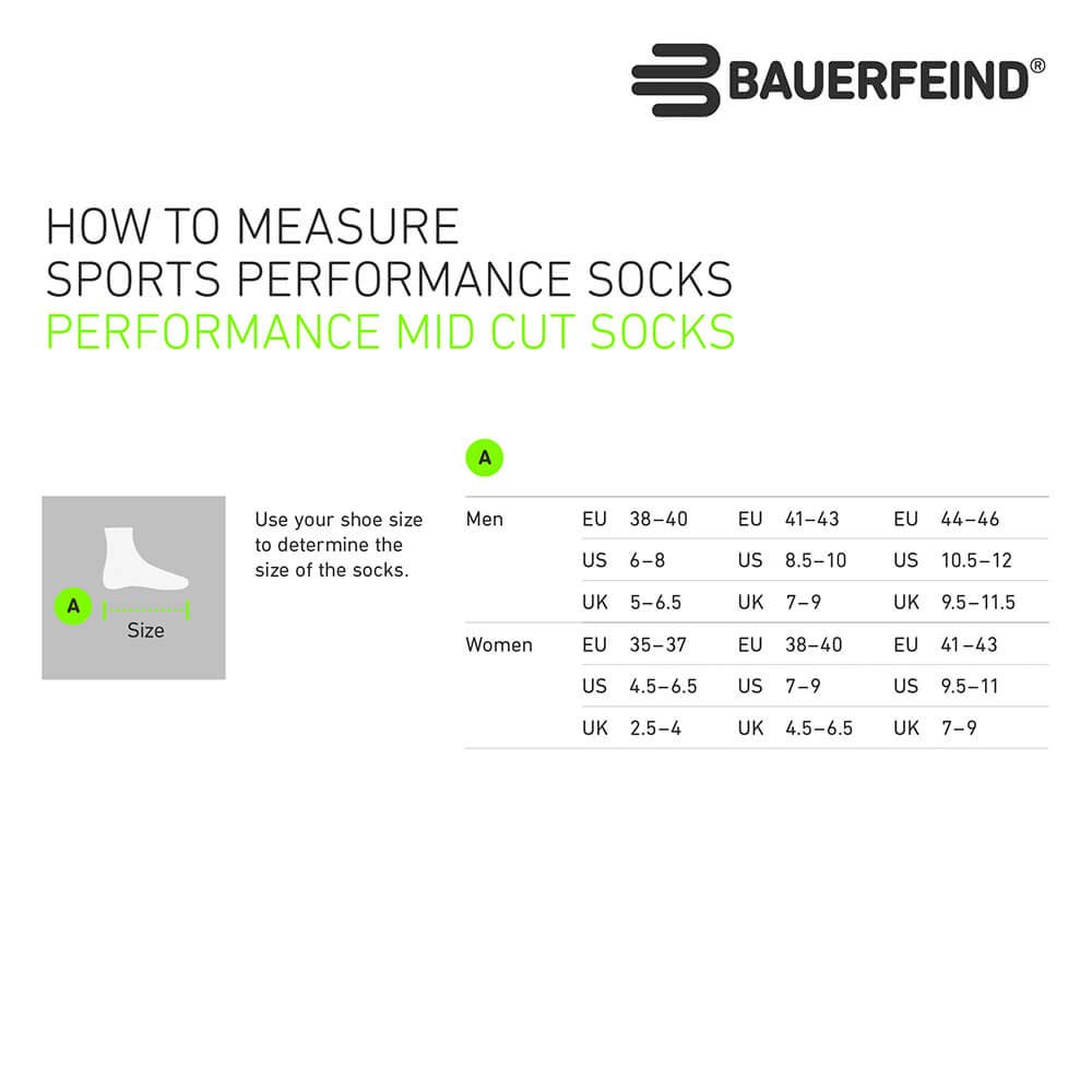bauerfeind-run-performance-mid-cut-socks-chaussettes-running-bleu-44-46 image 6