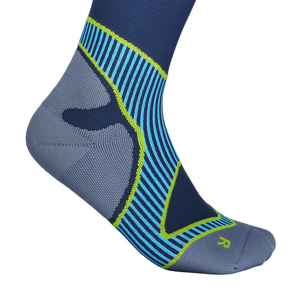 bauerfeind-run-performance-mid-cut-socks-chaussettes-running-bleu-44-46 image 7