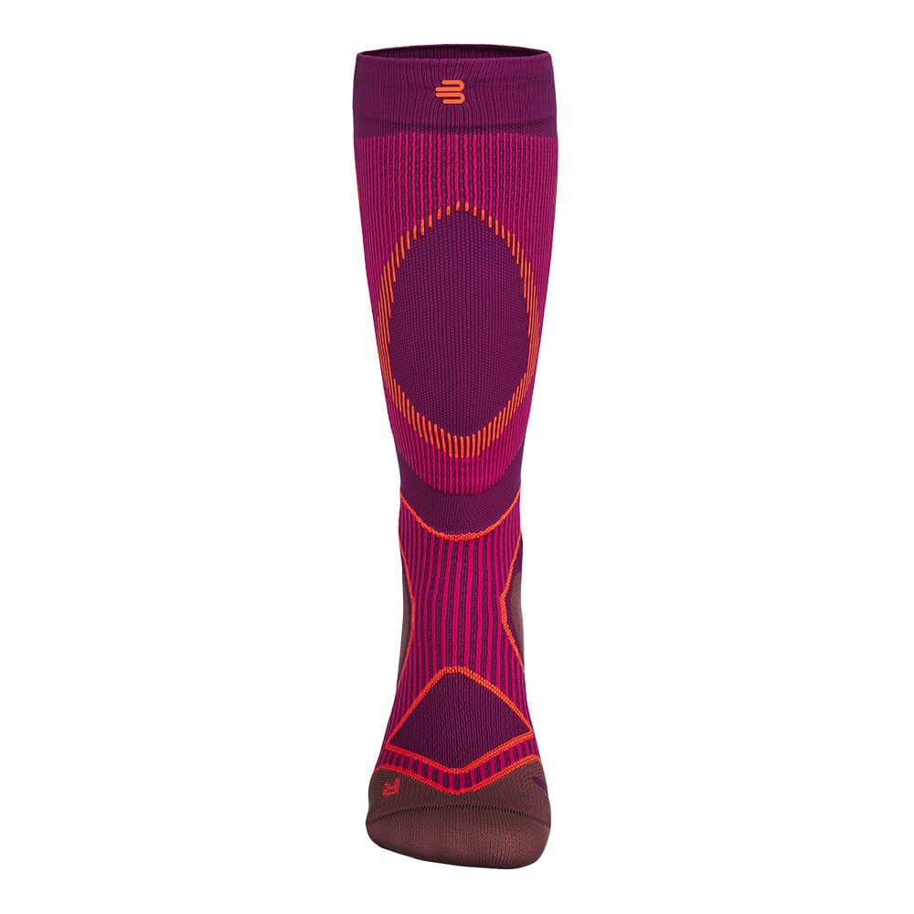 bauerfeind-run-performance-compression-socks-chaussettes-compression-rose-s-35-3-2 image 3
