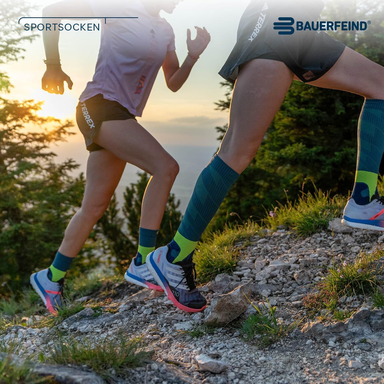 bauerfeind-trail-run-mid-cut-socks-chaussettes-de-trail-compression image 3