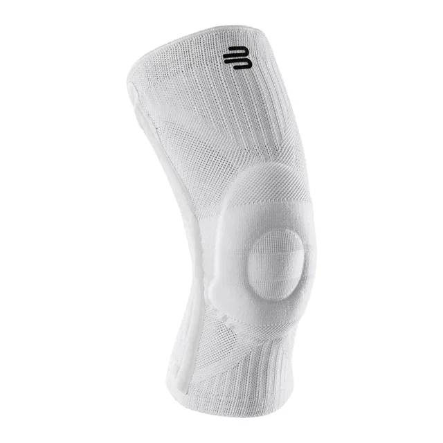bauerfeind-sports-knee-support-avec-anneau-silicone-genouill-re-blanche-taille-m image 1