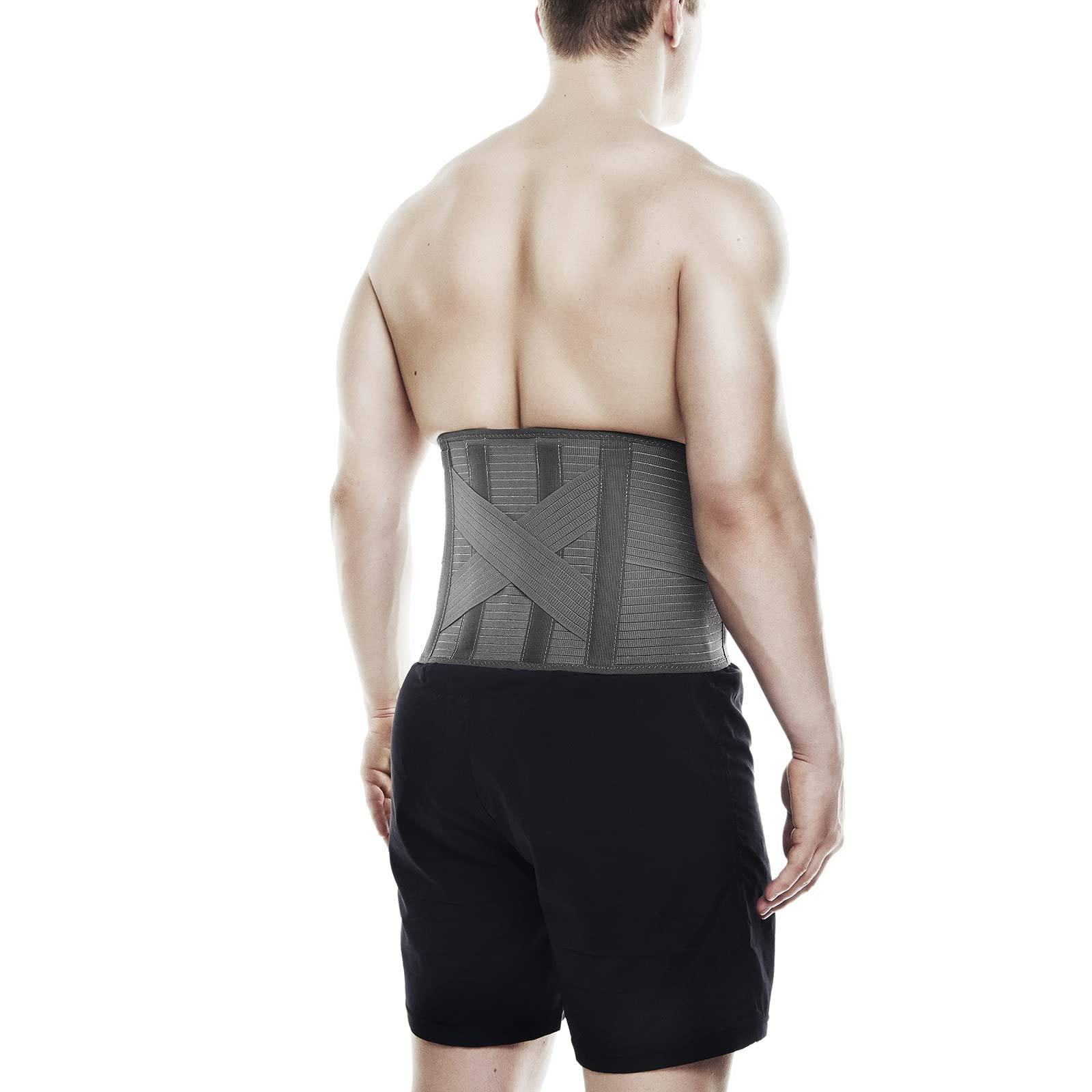 rehband-qd-knitted-ceinture-lombaire-gris-s-m-r-glable-unisexe image 4