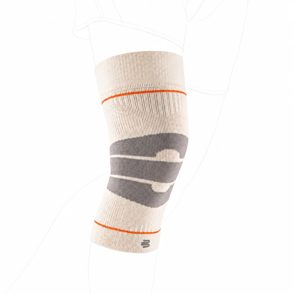 bauerfeind-outdoor-compression-genouill-re-de-randonn-e-taille-m-gr-s-orange image 1