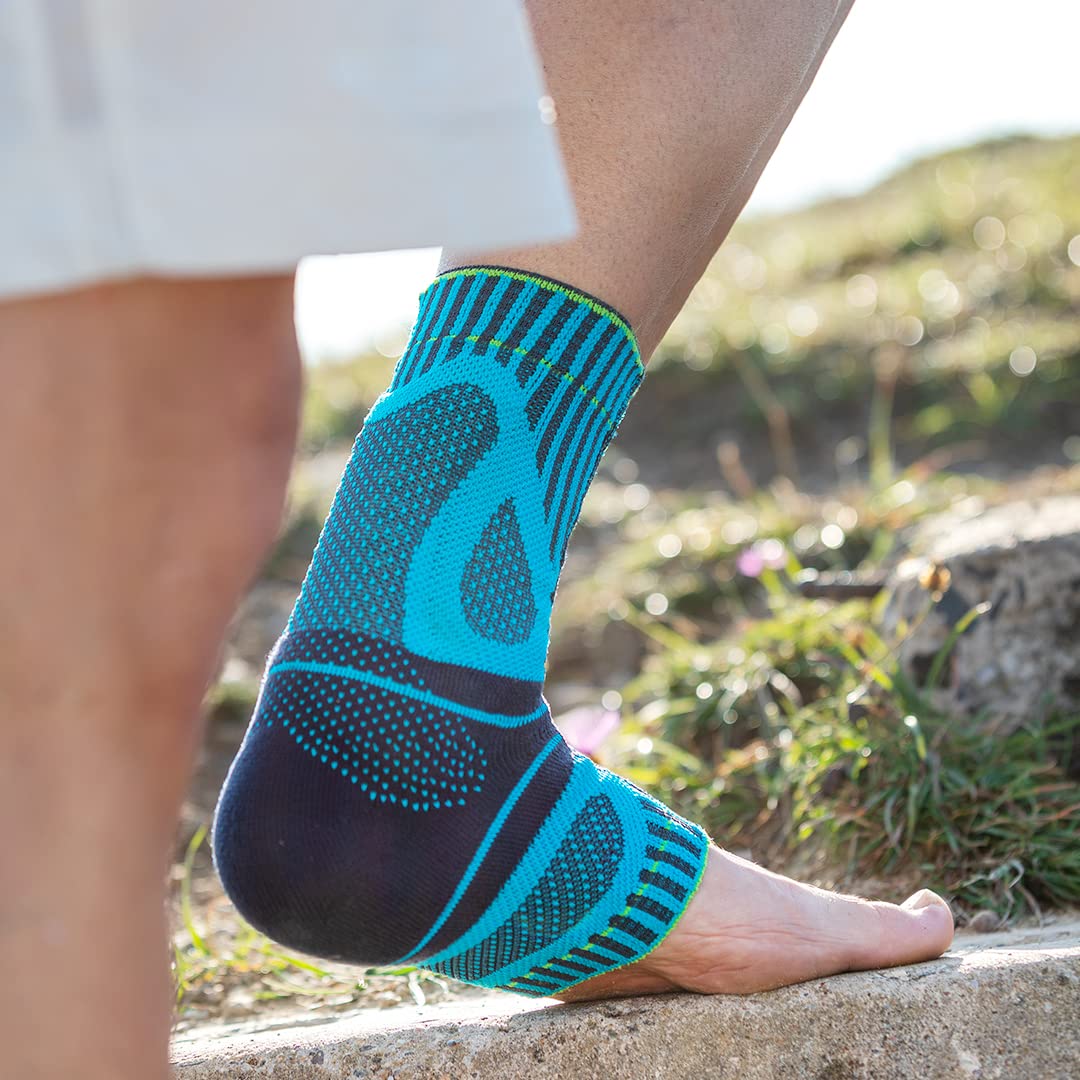 bauerfeind-sports-achilles-support-bandage-tendon-d-achille-blanc-taille-m image 5