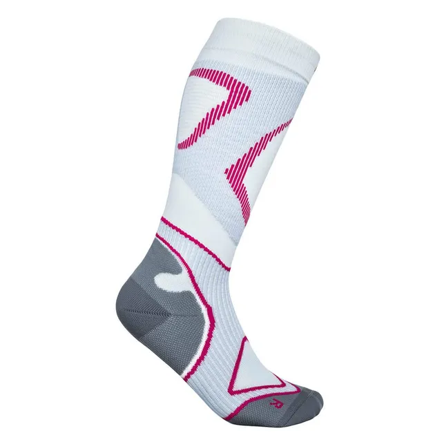 bauerfeind-run-performance-compression-socks-chaussettes-compression-rose-s-35-3 image 1