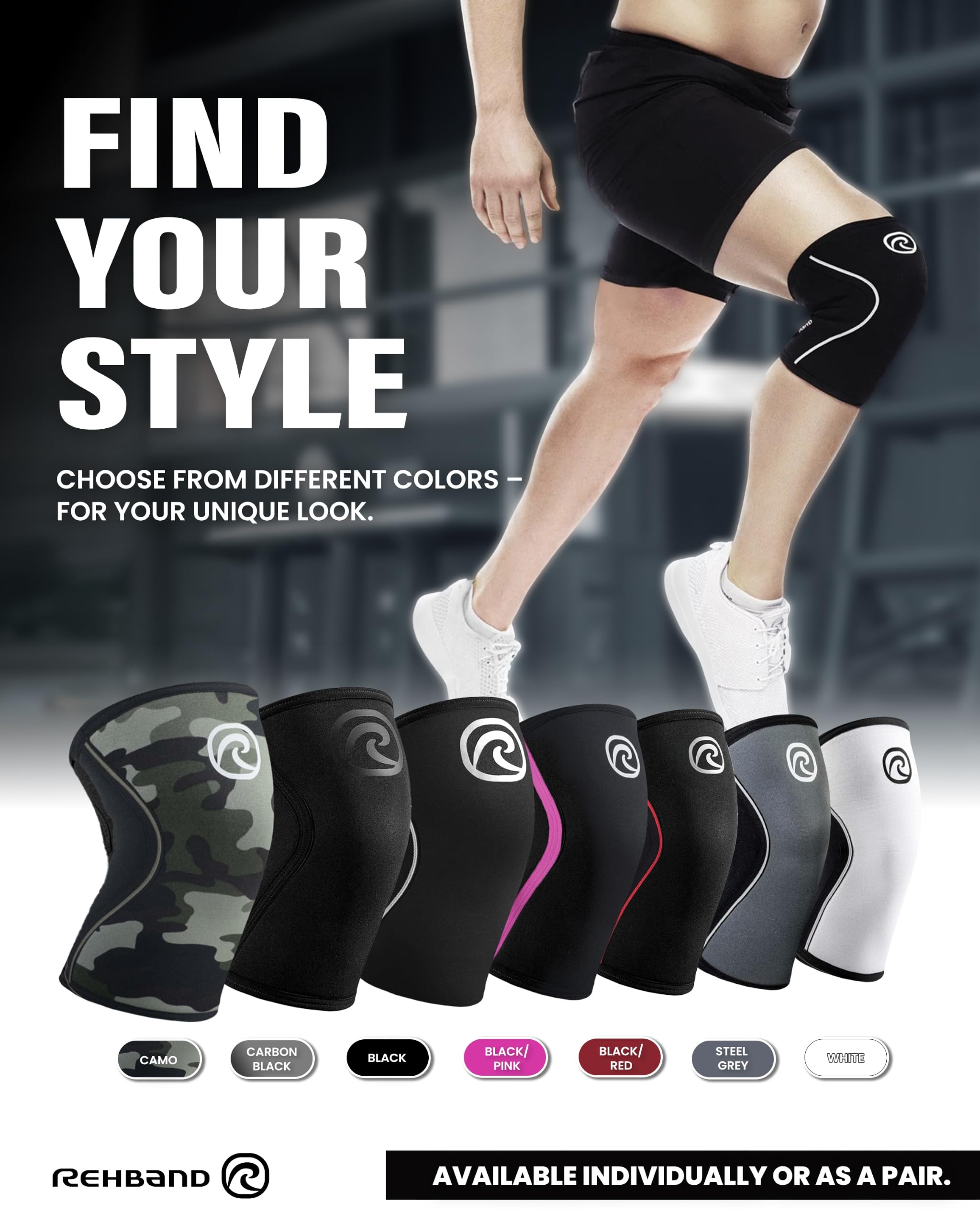 rehband-rx-knee-sleeve-7-mm-genouill-re-musculation-steel-gris-paire-taille-xl image 6