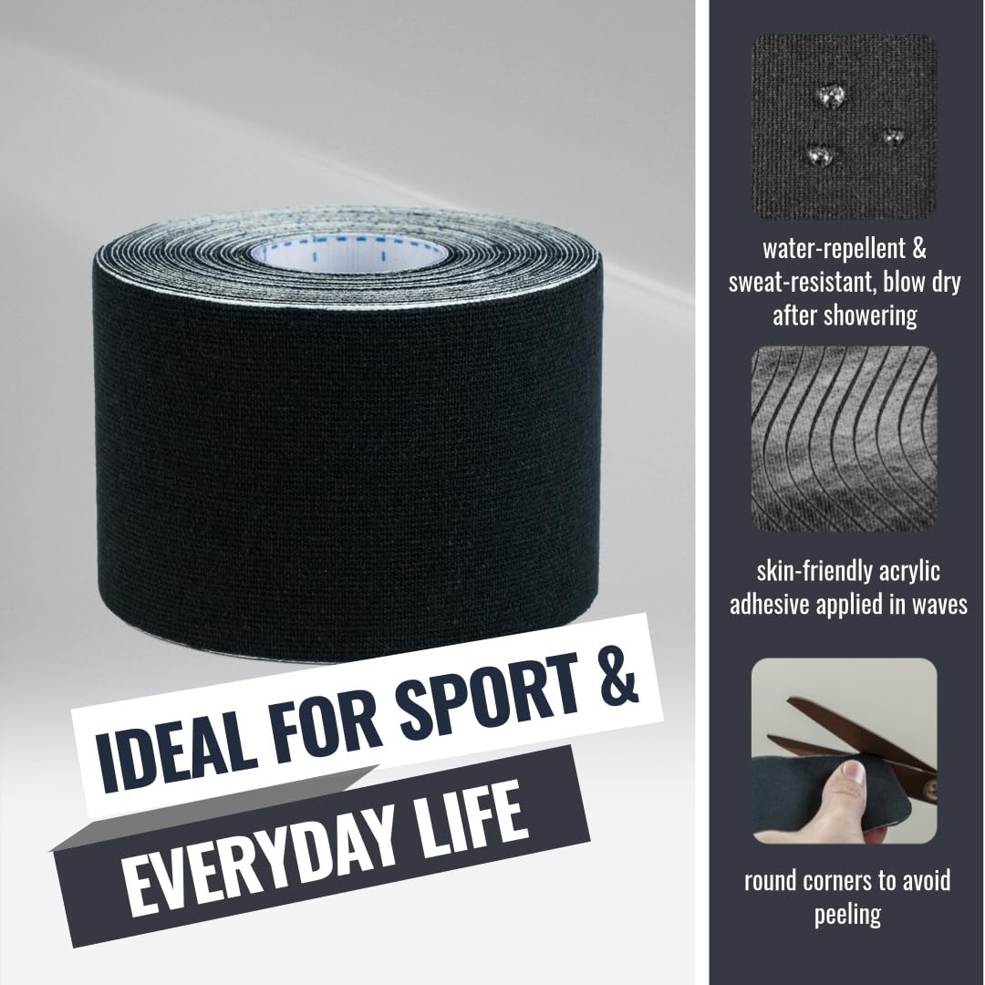 rehband-rx-kinesiology-tape-lastique-bande-physio-imperm-able-auto-application image 5