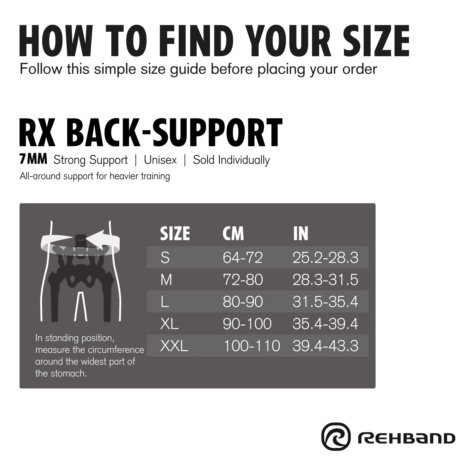 rehband-rx-original-back-support-ceinture-lombaire-n-opr-ne-7-mm image 6