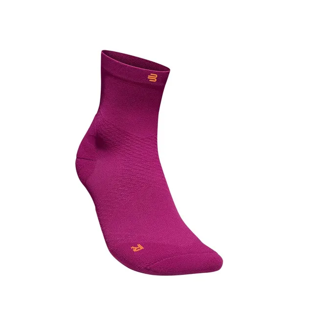 bauerfeind-run-ultralight-mid-cut-socks-chaussettes-running-mi-hautes-blanc image 1