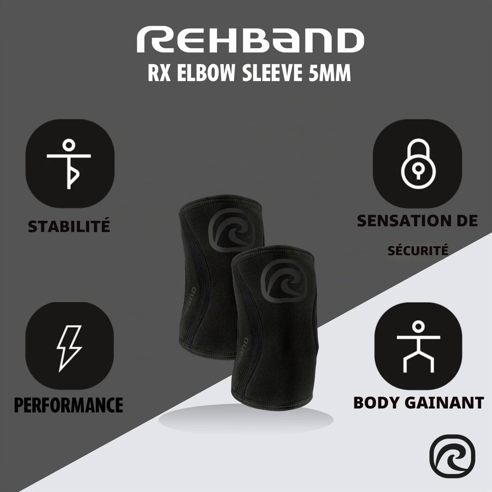 rehband-rx-elbow-support-5mm-coudi-re-n-opr-ne-halt-rophilie-unisexe image 2