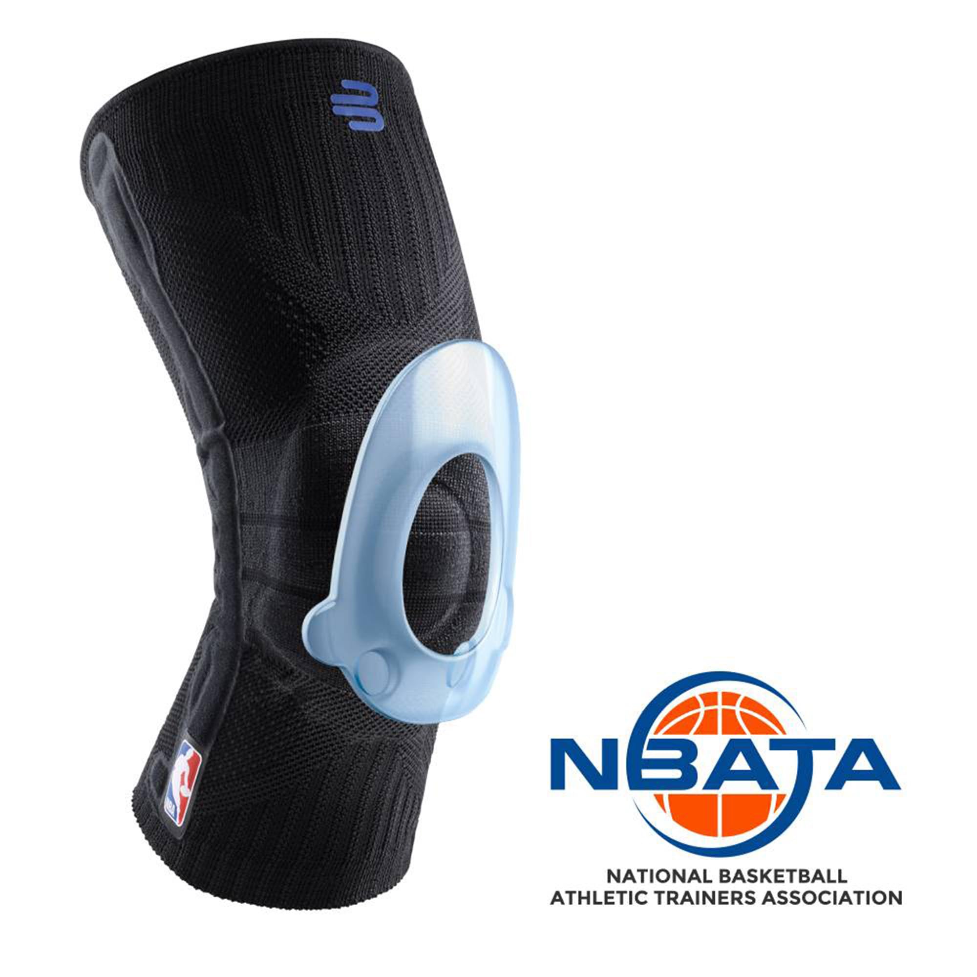 bauerfeind-sports-knee-support-nba-genouill-re-blanche-taille-xs image 3