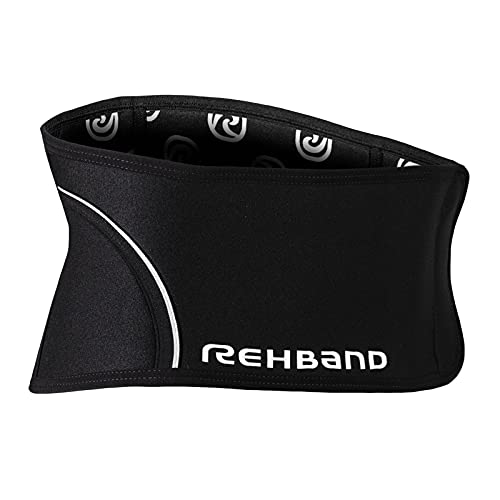 rehband-support-lombaire-sbr-n-opr-ne-5mm-ceinture-stabilisation-dos-noir-taille image 8