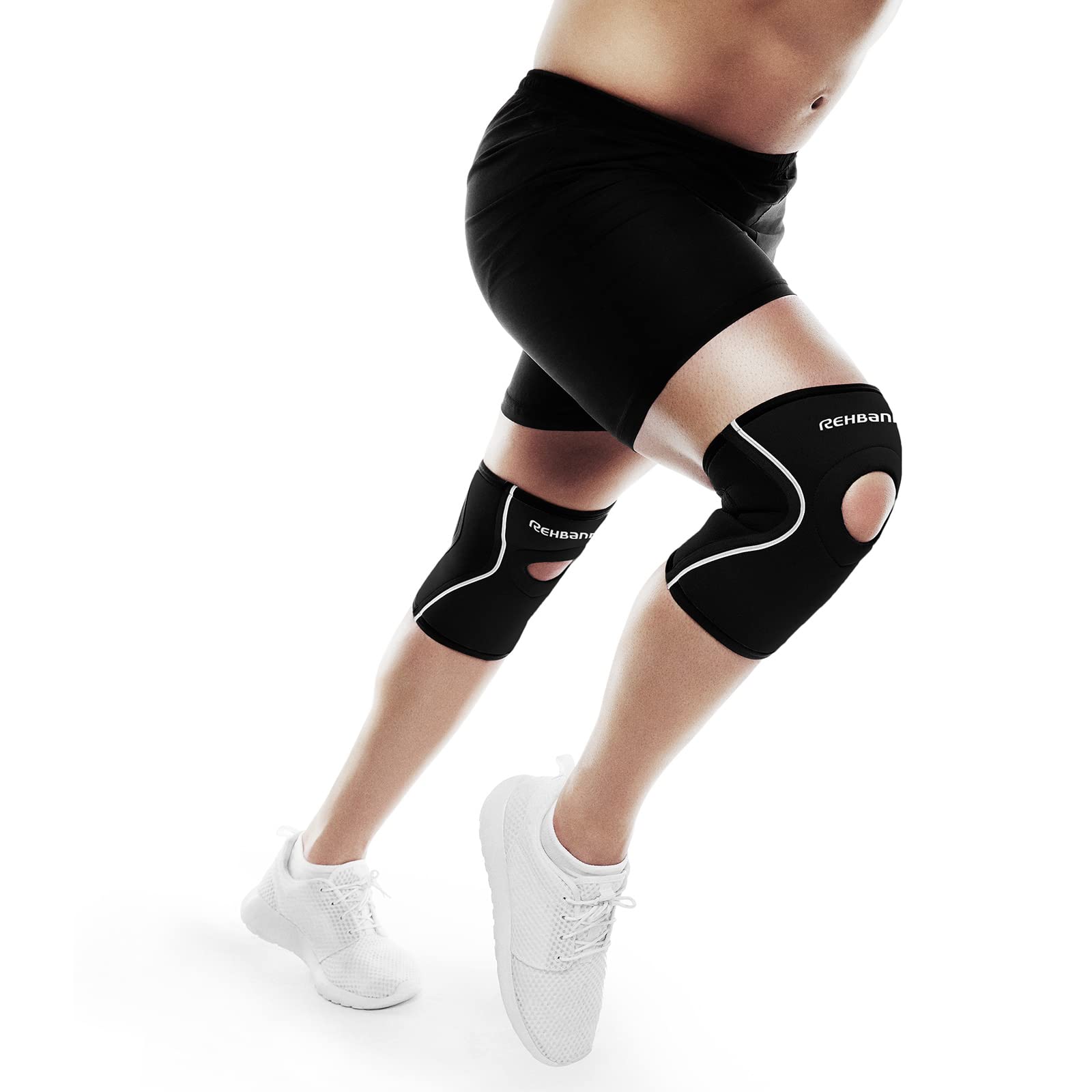 rehband-ud-knee-sleeve-patella-opening-genouill-re-rotulienne-n-opr-ne-5-mm-noir image 4