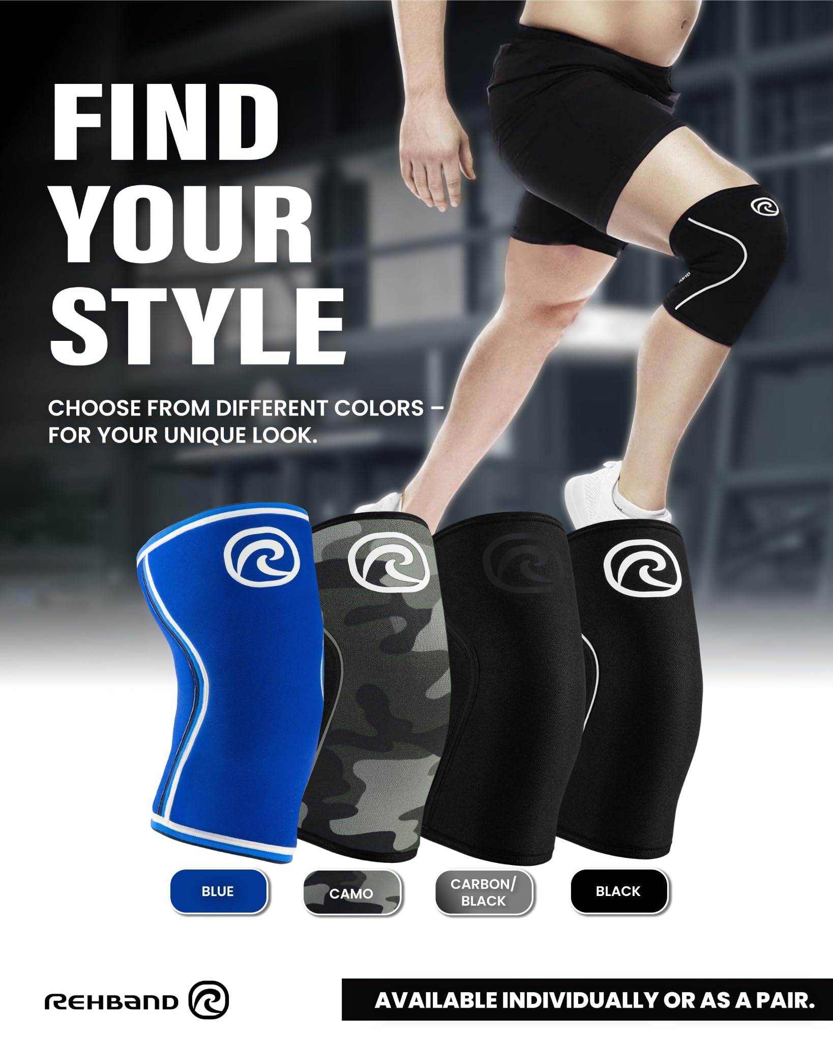 rehband-rx-knee-sleeve-power-max-7-mm-paire-genouill-res-bleu-xs image 6