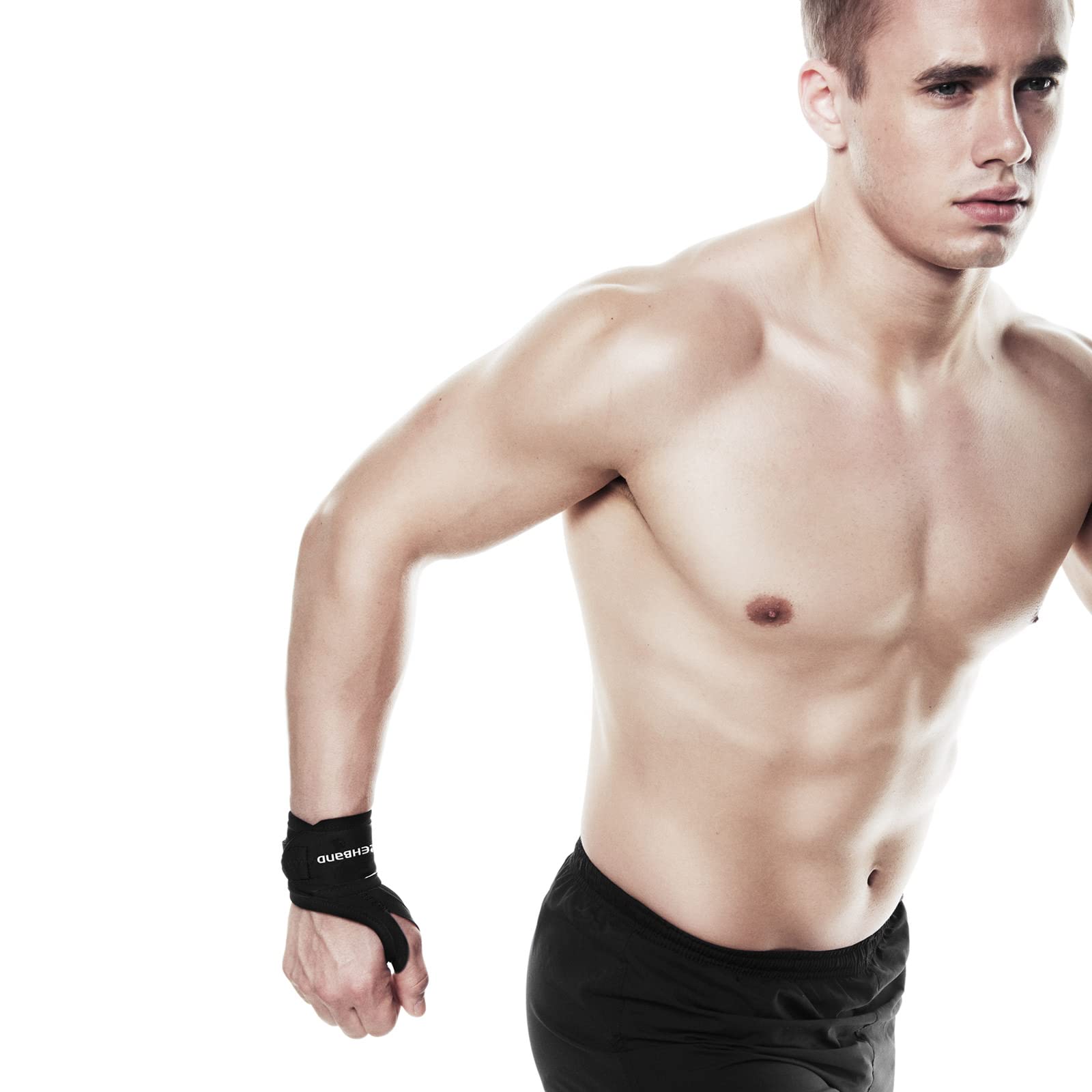 rehband-qd-wrist-thumb-support-bandage-poignet-avec-maintien-pouce-noir-taille-u image 4