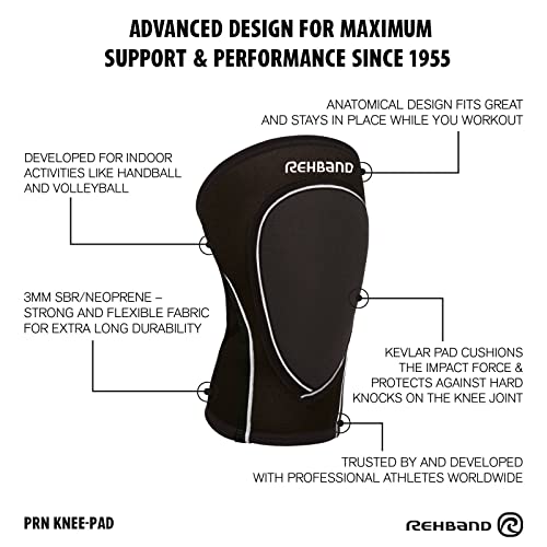 rehband-prn-knee-pad-3-mm-genouill-re-protection-volley-handball-noir-s image 8