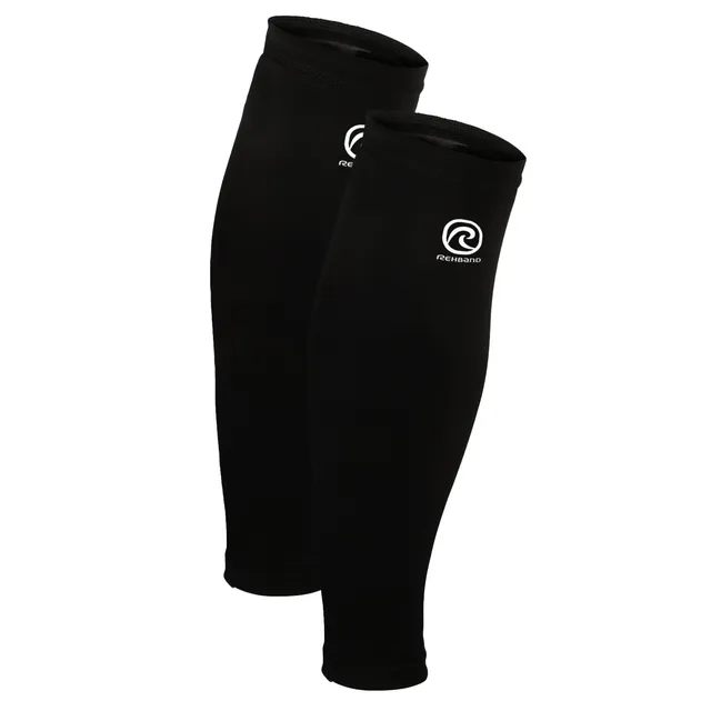 rehband-qd-compression-calf-sleeve-manchons-de-compression-mollets-noir-1-paire image 1