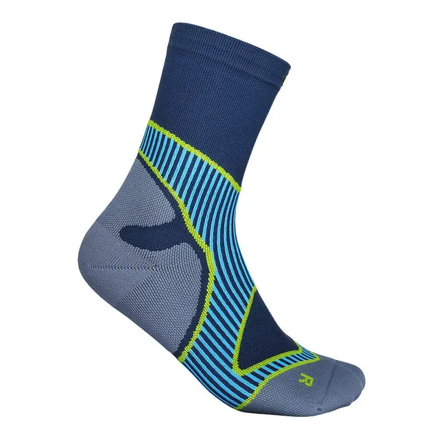 bauerfeind-run-performance-mid-cut-socks-chaussettes-running-bleu-44-46 image 1