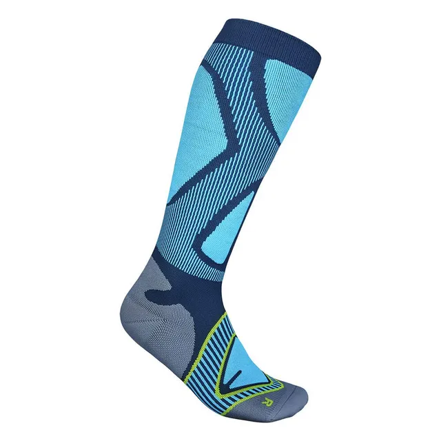 bauerfeind-ski-performance-compression-socks-chaussettes-de-ski-compression-bleu image 1