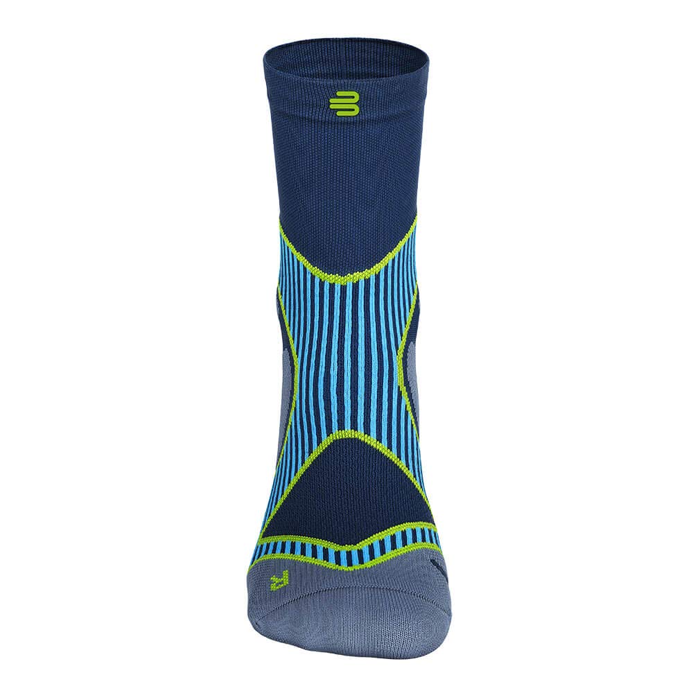 bauerfeind-run-performance-mid-cut-socks-chaussettes-running-bleu-44-46 image 4