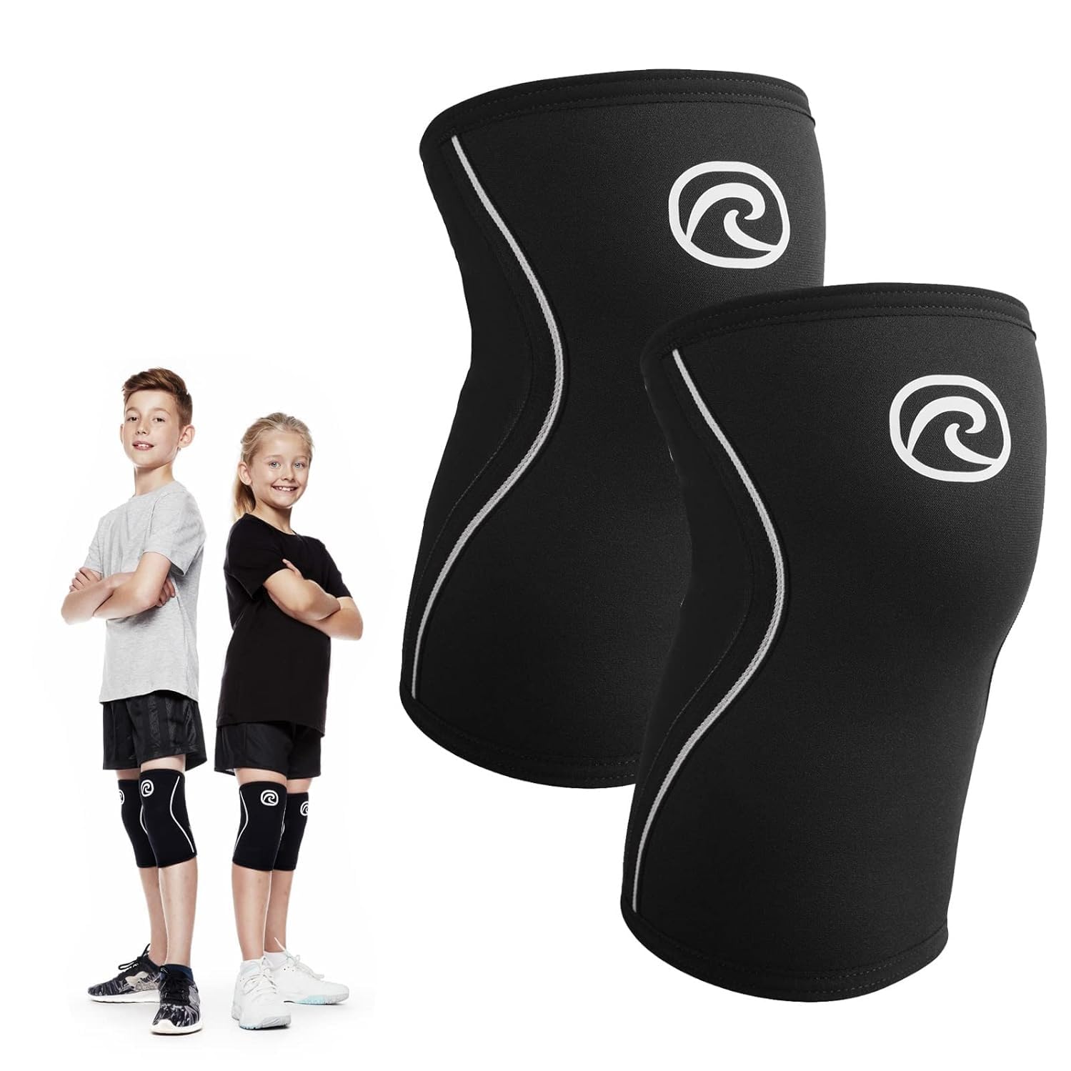 rehband-rx-knee-sleeve-junior-5-mm-genouill-re-enfant-n-opr-ne-noir-s image 1
