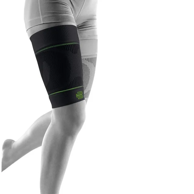 bauerfeind-sports-compression-sleeves-upper-leg-cuisse-s-court-noir-2 image 1