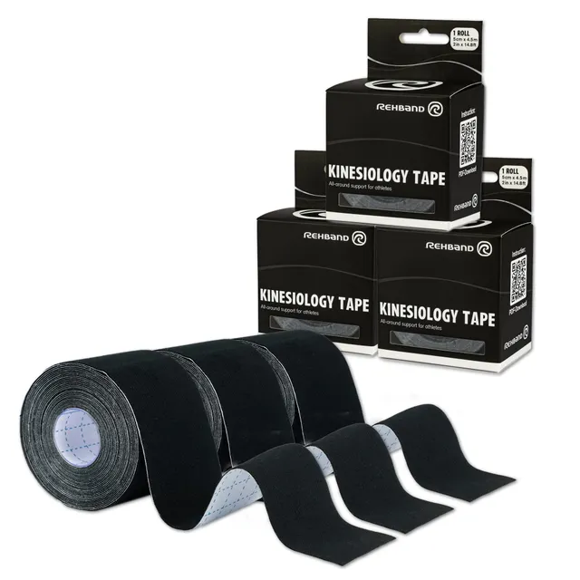 rehband-rx-kinesiology-tape-lastique-bande-physio-imperm-able-auto-application image 1