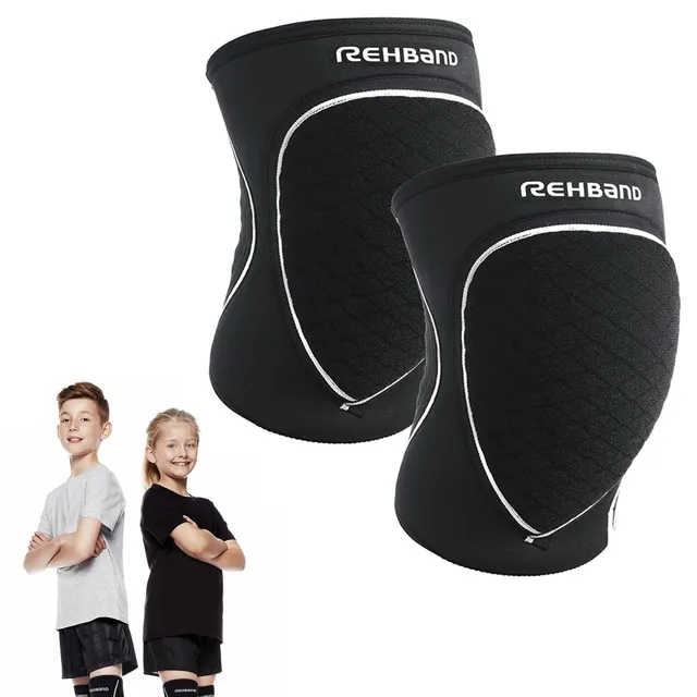 rehband-prn-knee-pad-speed-junior-genouill-res-enfants-noir-s-paire image 1