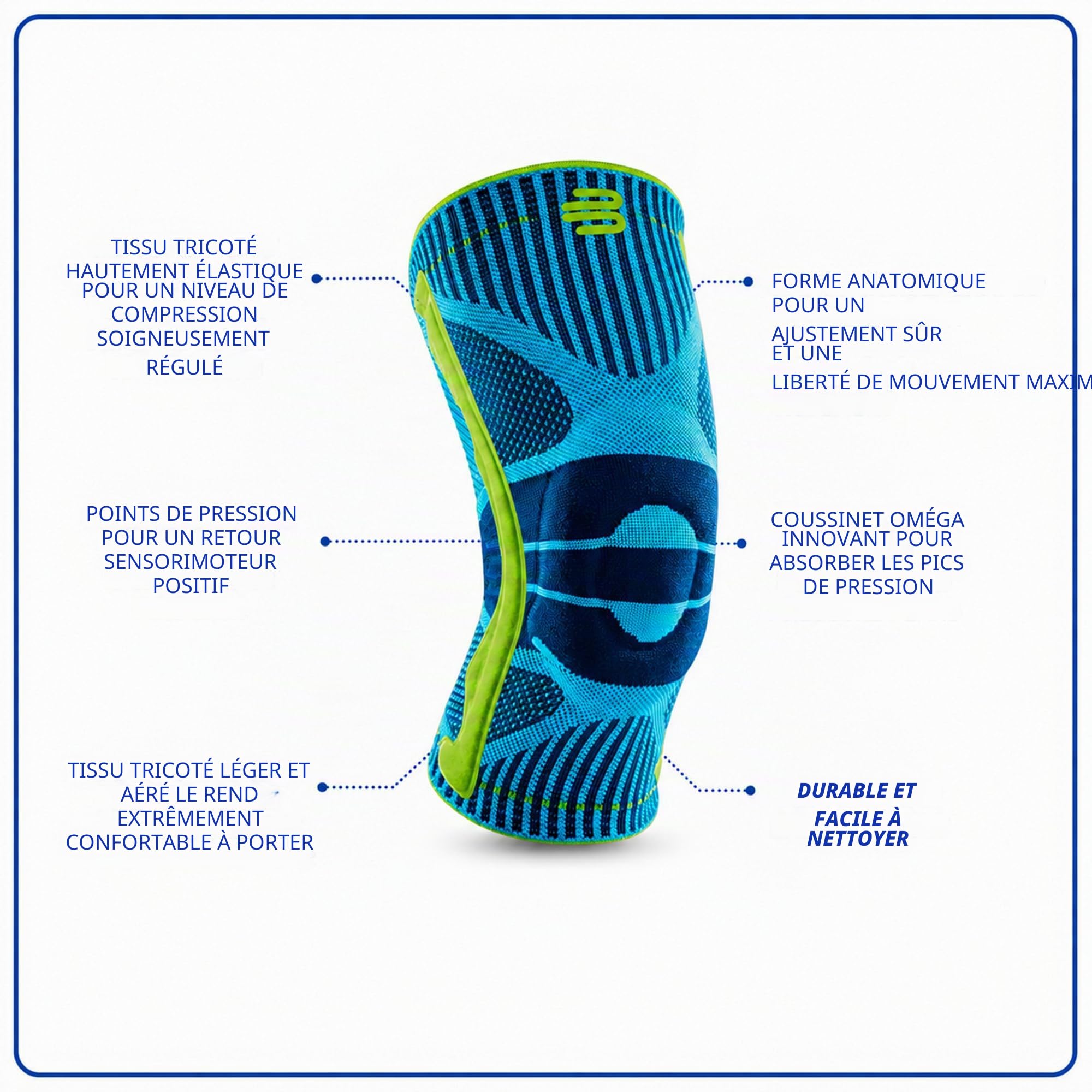 bauerfeind-sports-knee-support-genouill-re-sport-noir-taille-m image 3