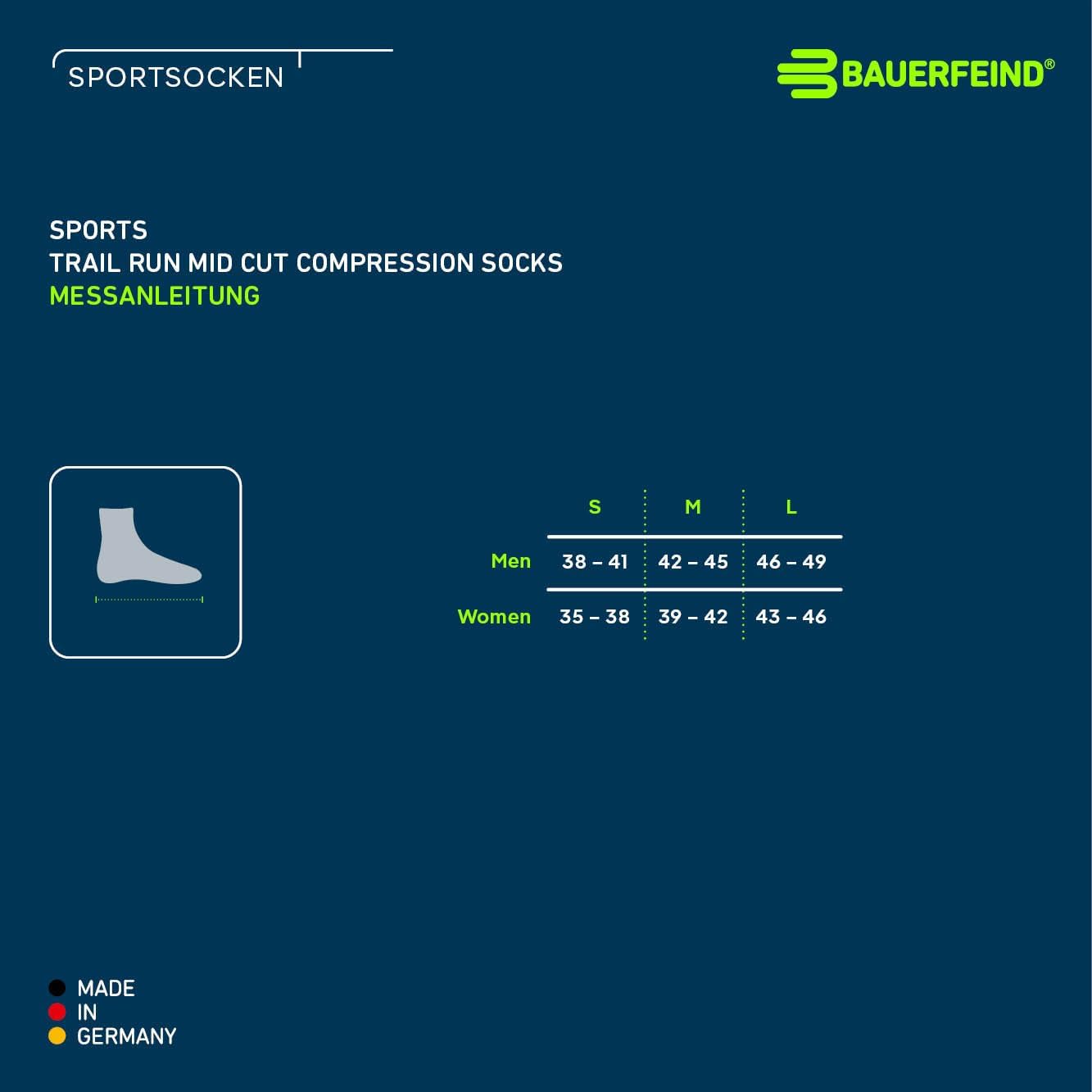 bauerfeind-trail-run-mid-cut-socks-chaussettes-de-trail-compression image 8