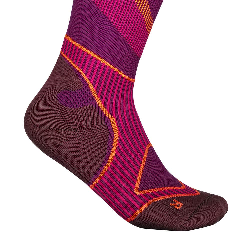bauerfeind-run-performance-compression-socks-chaussettes-compression-rose-s-35-3-2 image 8