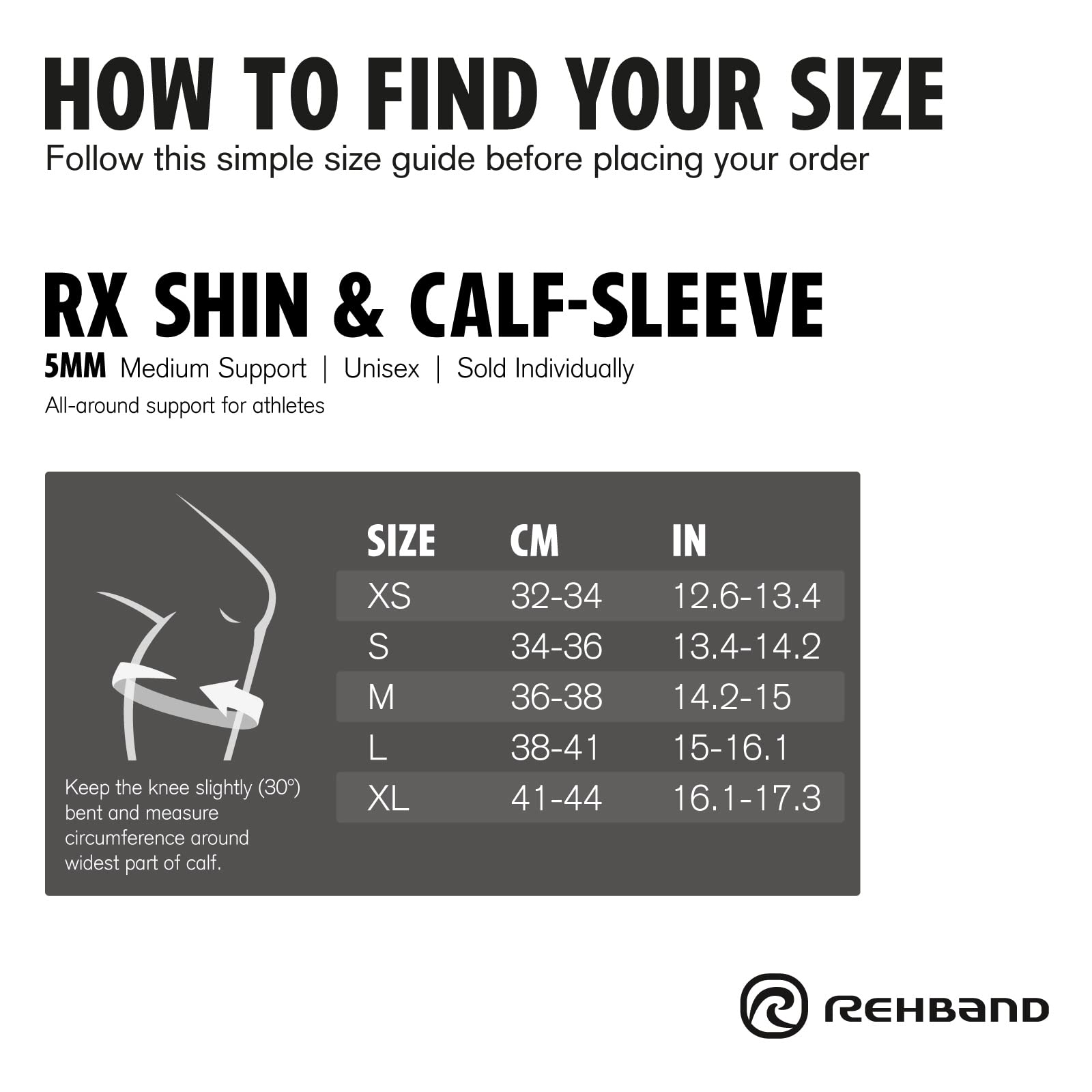 rehband-manchon-de-mollet-prot-ge-tibia-n-opr-ne-5-mm image 5