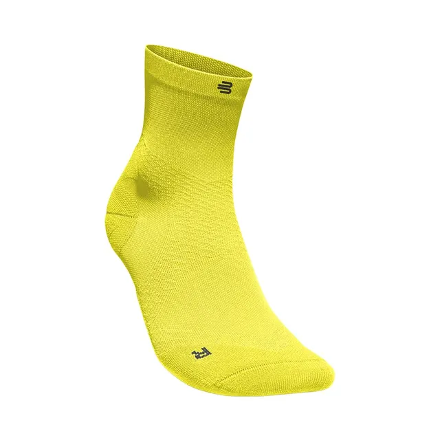 bauerfeind-run-ultralight-mid-cut-socks-chaussettes-de-course-femme-jaune-citron image 1