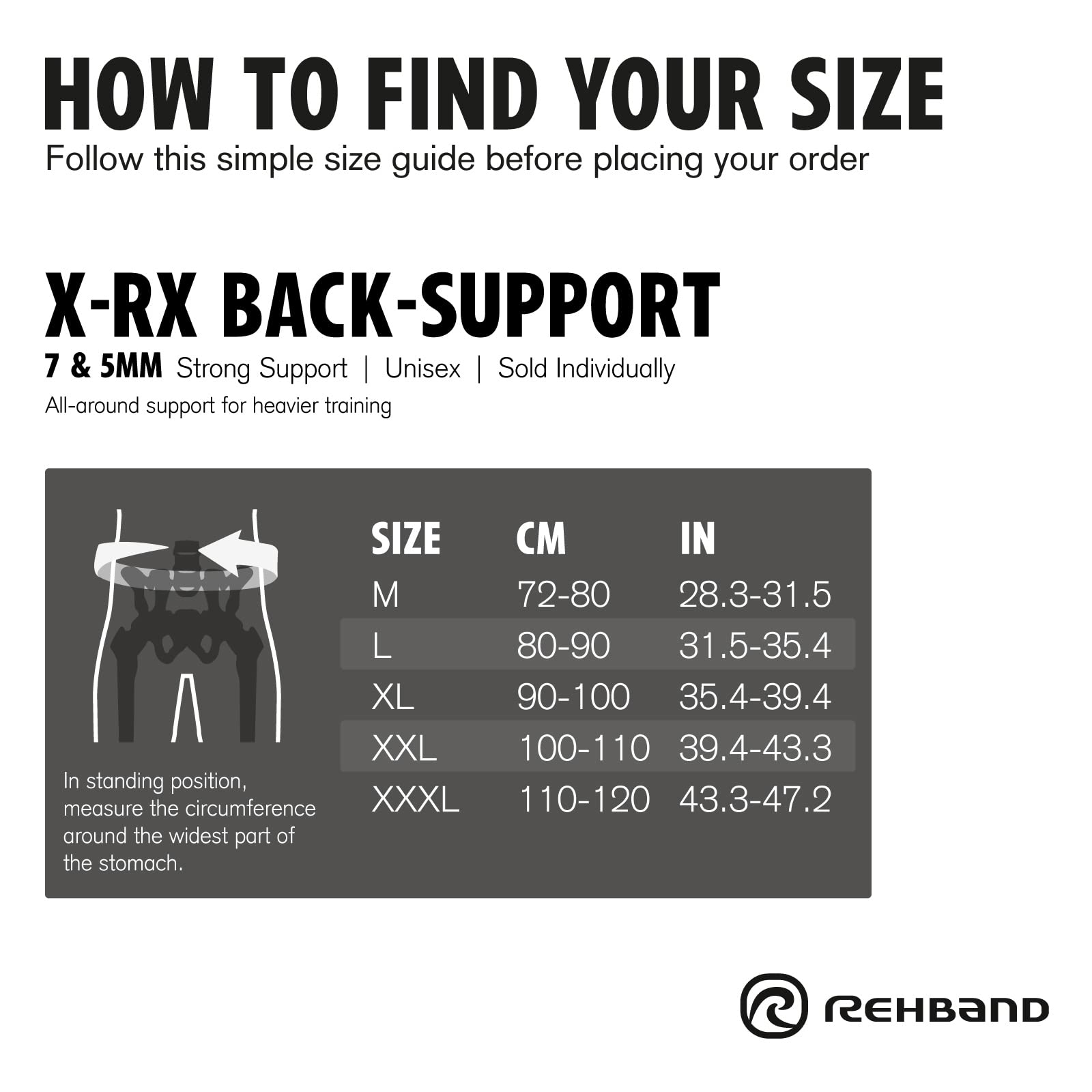 rehband-x-rx-ceinture-dorsale-7-mm-ceinture-halt-rophilie-amovible image 5