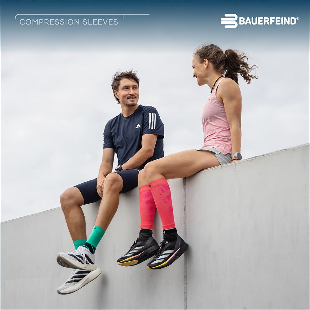 bauerfeind-run-performance-compression-sleeve-manchons-mollets-m-menthe image 7