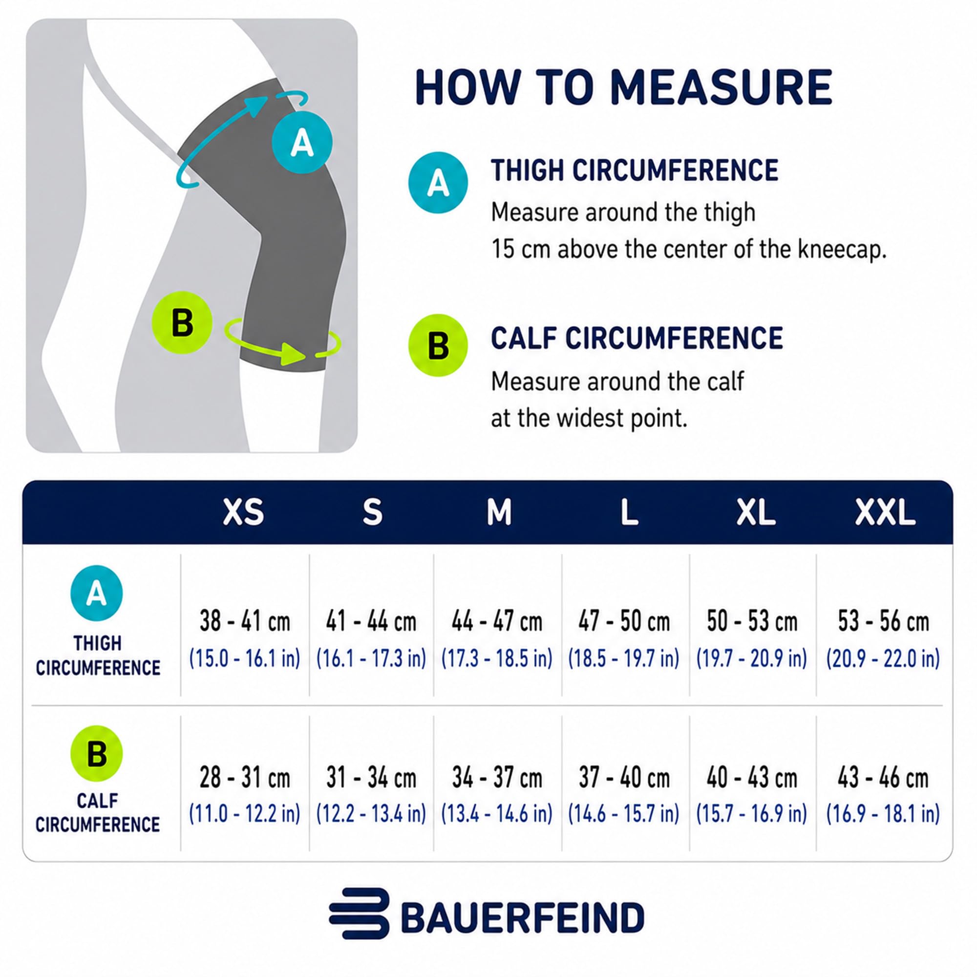 bauerfeind-sports-knee-support-nba-genouill-re-blanche-taille-xs image 8