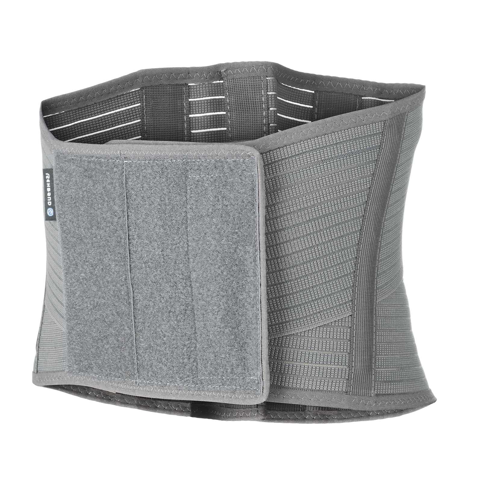 rehband-qd-knitted-ceinture-lombaire-gris-s-m-r-glable-unisexe image 3